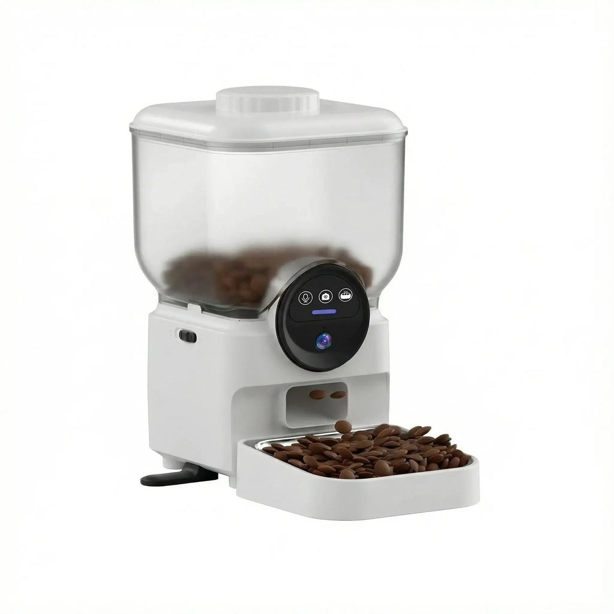 Distributeur de croquettes 6.5L connecté avec caméra | Moustache & Cie
