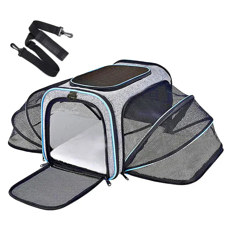 Sac de Transport pour Chat et Chien | Extensible, Respirant et Imperméable