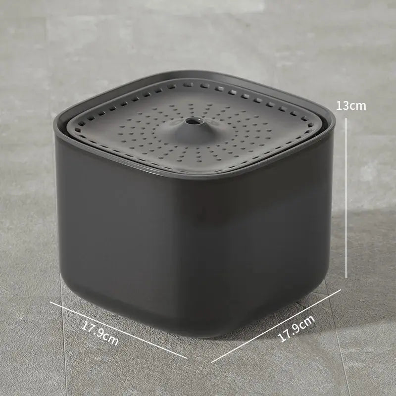 Fontaine à Eau pour Chat Stable – Format Cube, 3L, Silencieuse, Anti-Renversement