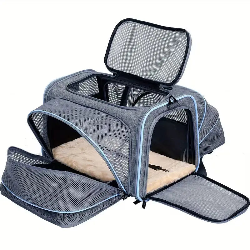Sac de Transport pour Chat et Chien | Extensible, Respirant et Imperméable