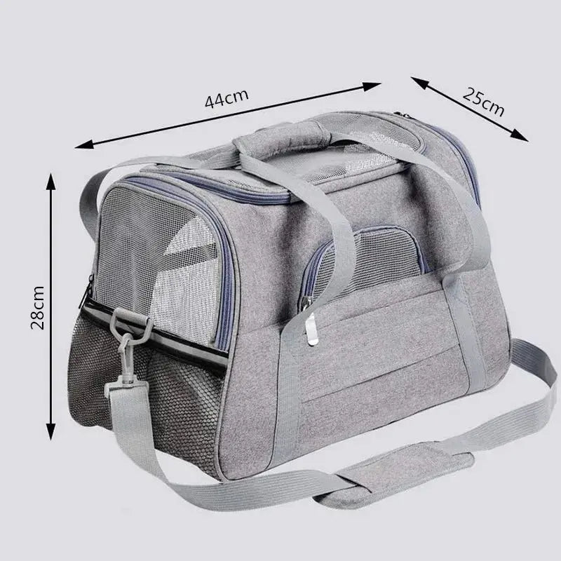 Sac de Transport pour Chat | Souple, Respirant et Bandoulière