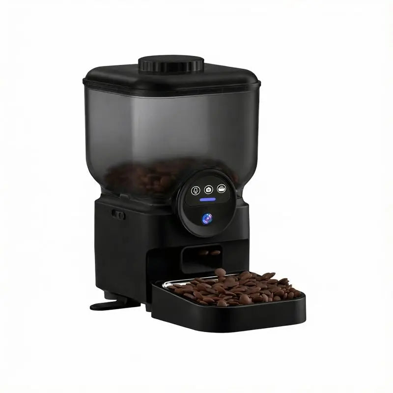 Distributeur de croquettes 6.5L connecté avec caméra | Moustache & Cie