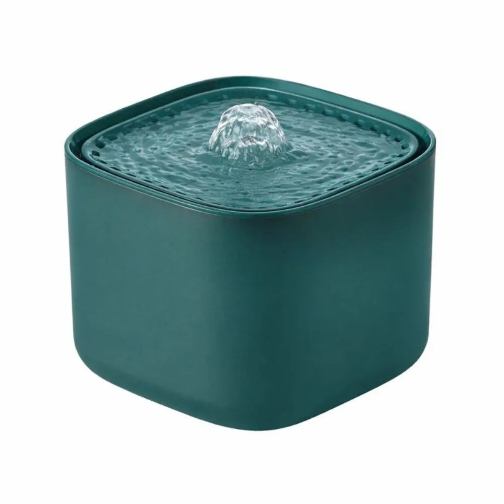 Fontaine à Eau pour Chat Stable – Format Cube, 3L, Silencieuse, Anti-Renversement