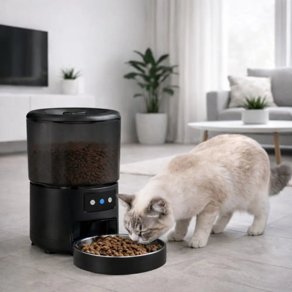 Distributeur de croquettes connecté 4L | Moustache & Cie