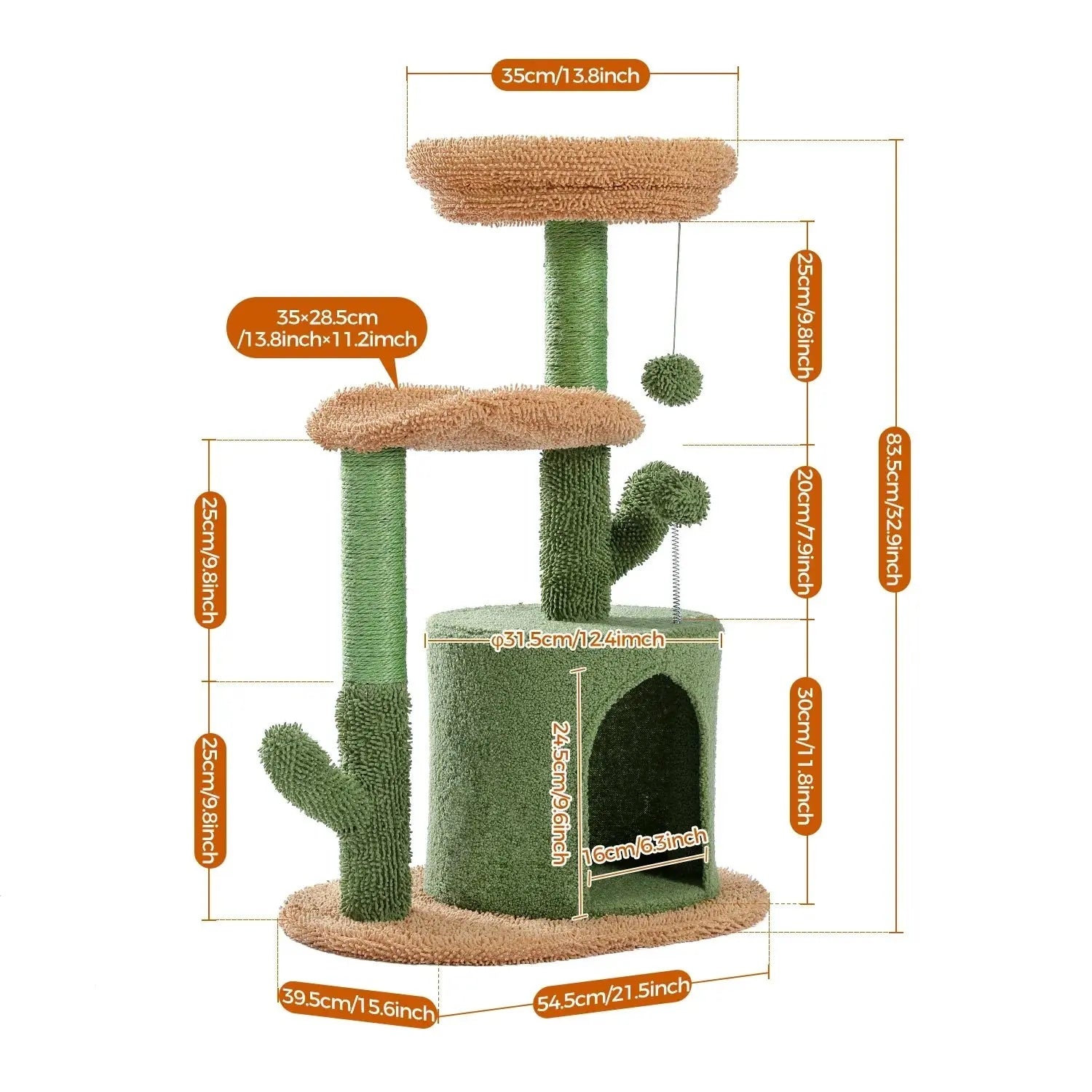 Arbre à chat Lyra 83 cm