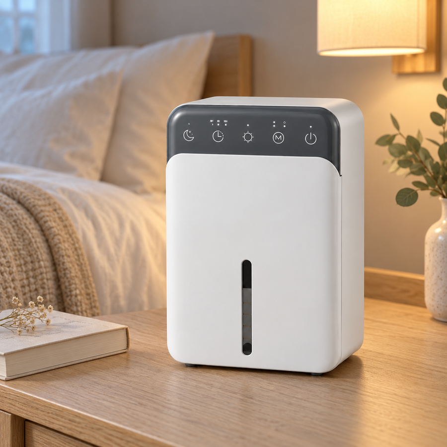 Déshumidificateur Intelligent 1,5 L – Silencieux & Programmable