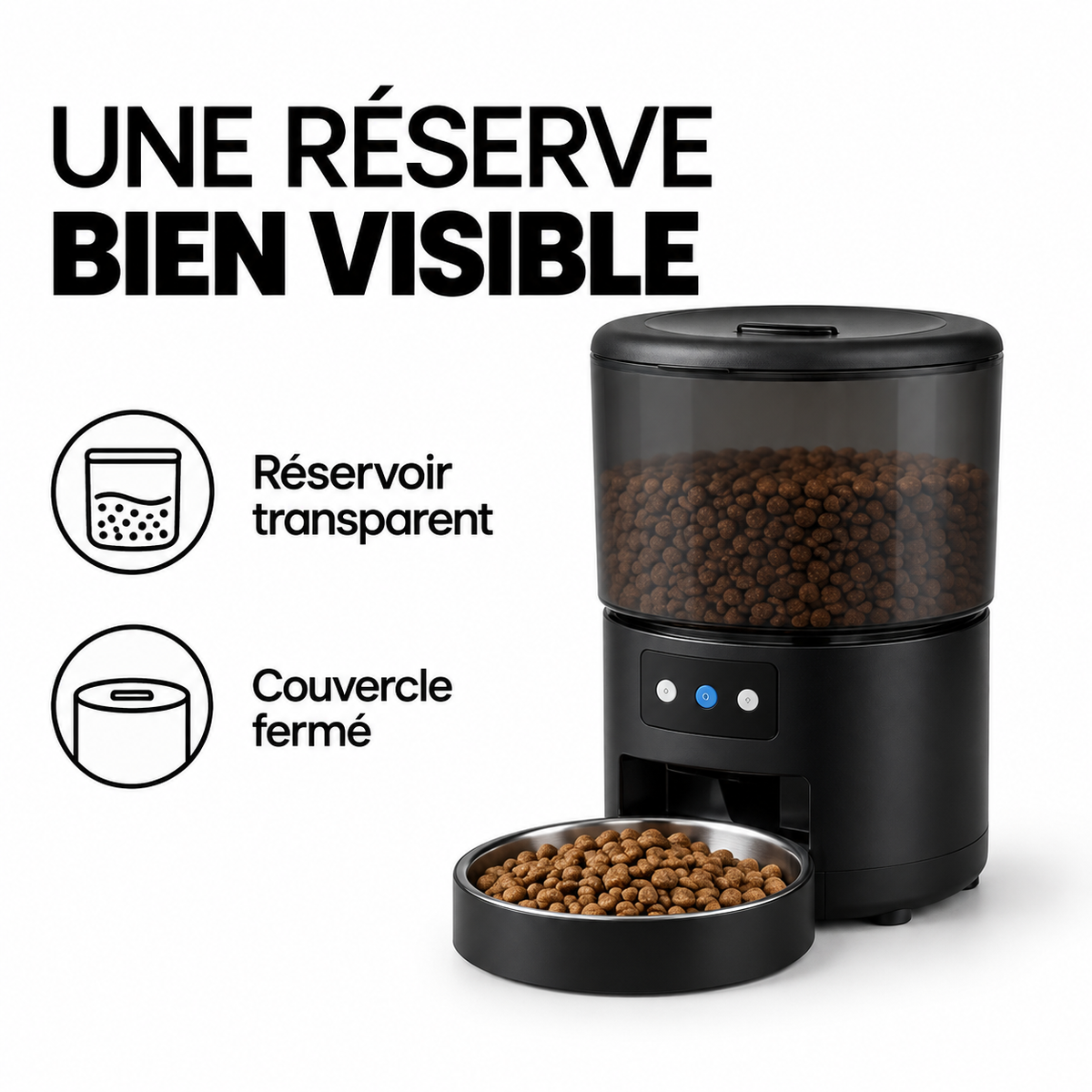 Distributeur de croquettes connecté 4 L — présentation et détails 3