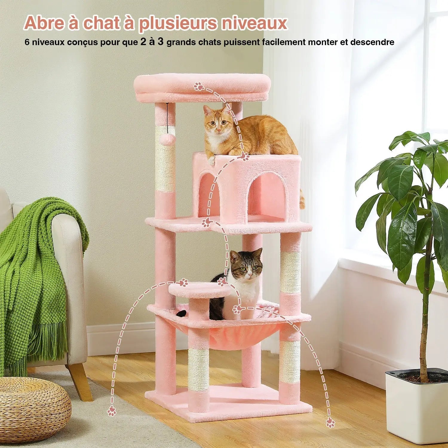 Arbre à chat Kumo 116 cm